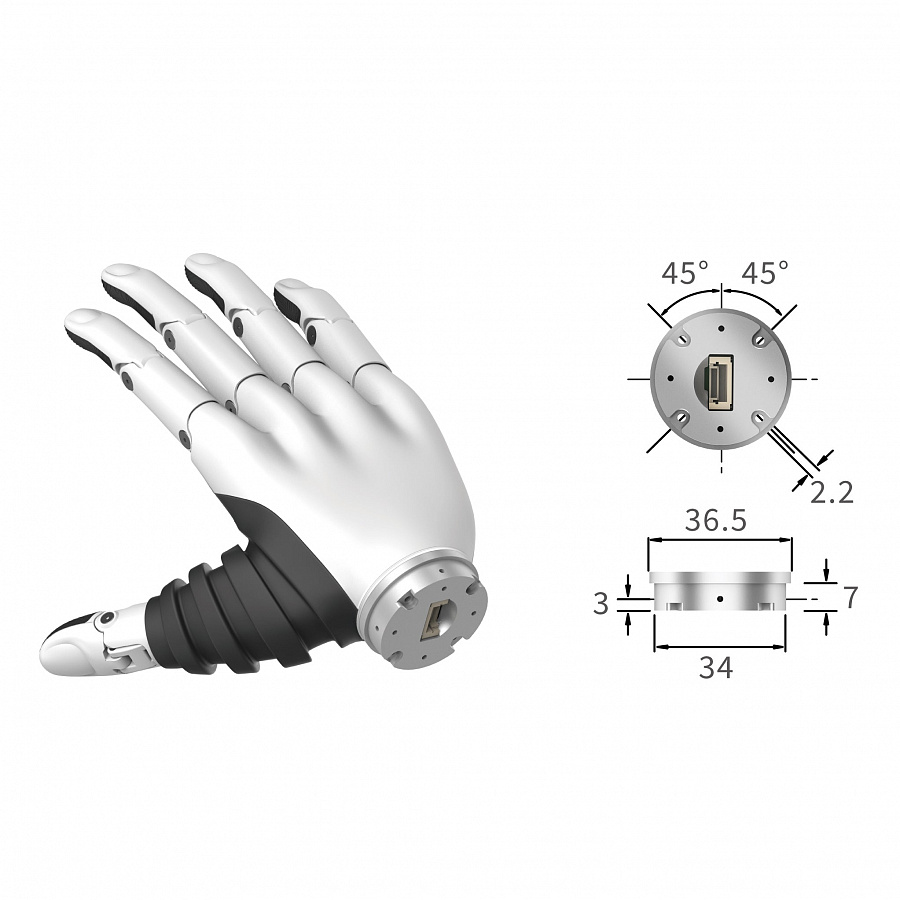 DH116S Series Dexterous Hand 5
