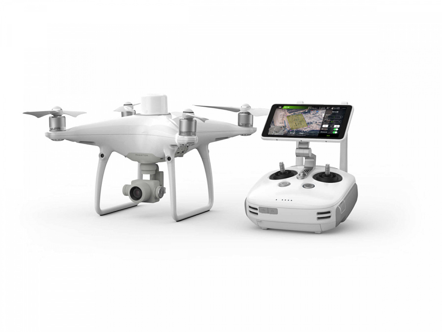 Квадрокоптер DJI Phantom 4 RTK + D-RTK 2 с мобильной станцией Mobile Station Combo 3
