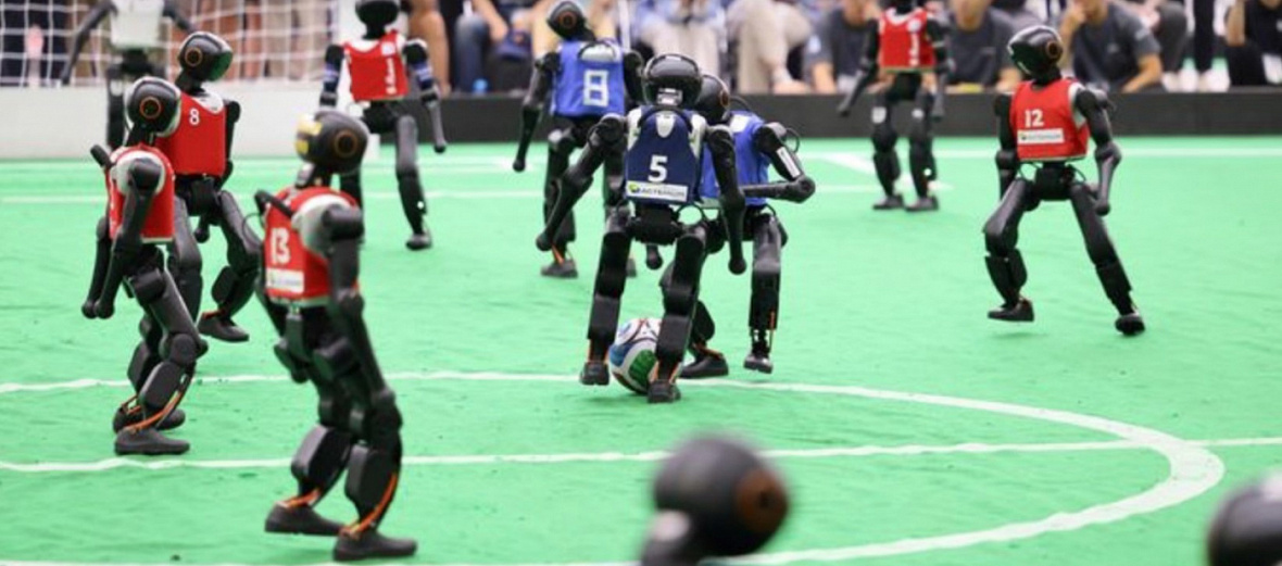 RoboCup 2026 впервые провел матч по футболу среди 11 человекоподобных роботов